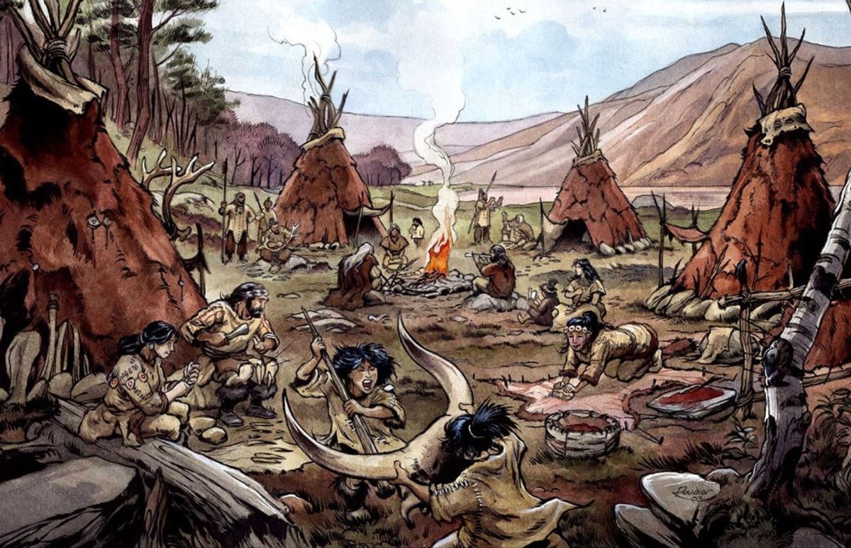 Стоянки древних людей