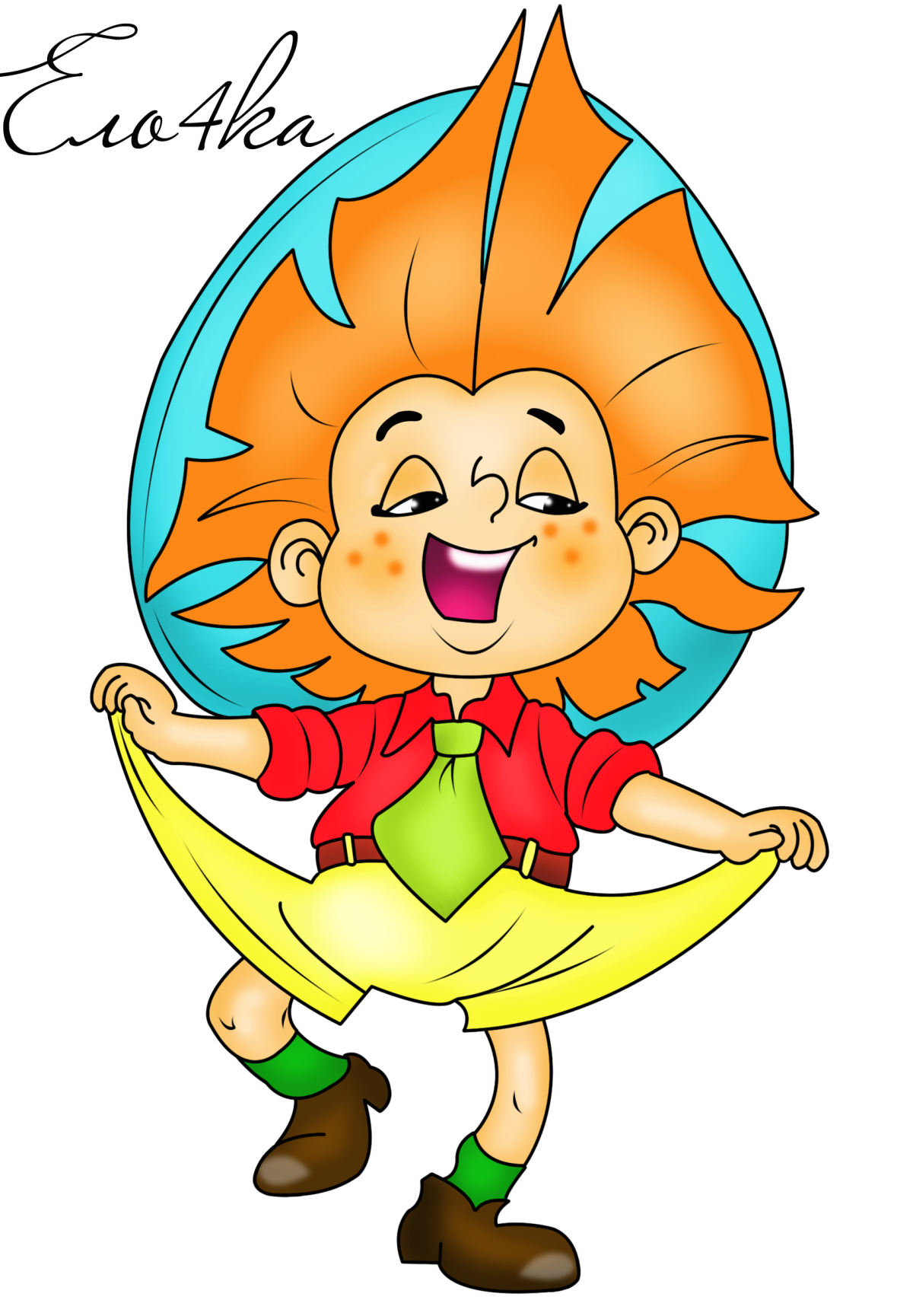 Незнайка гусля раскраска