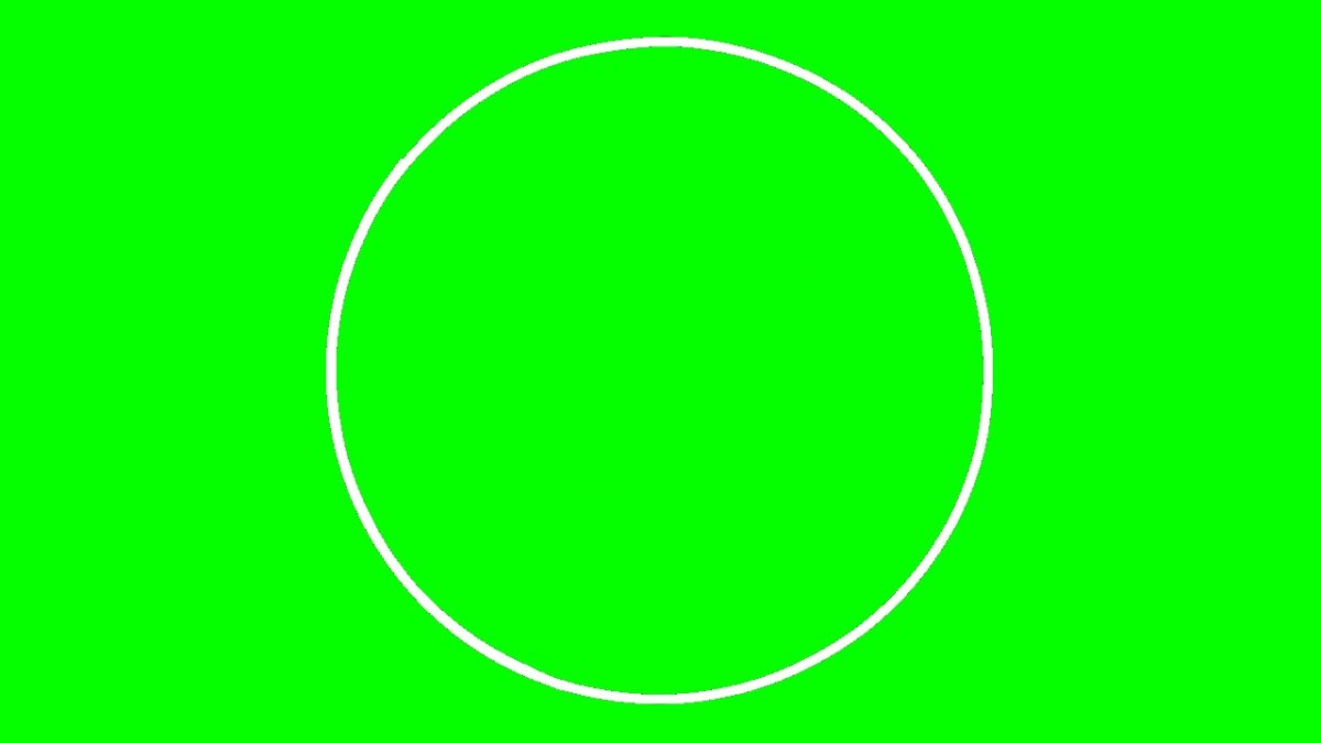 Зеленый в кружок фон