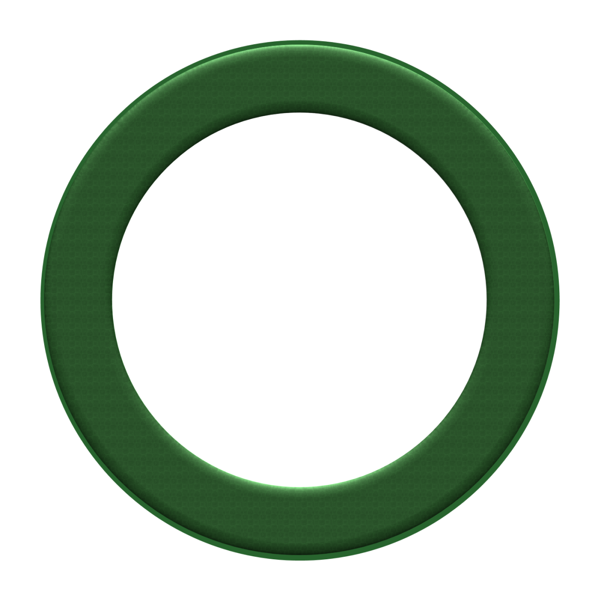 Круг с зеленой окантовкой