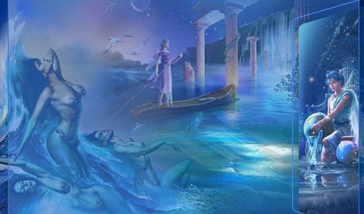 Заставка на рабочий стол Водолей