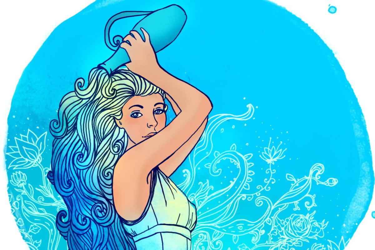 Водолей иллюстрация