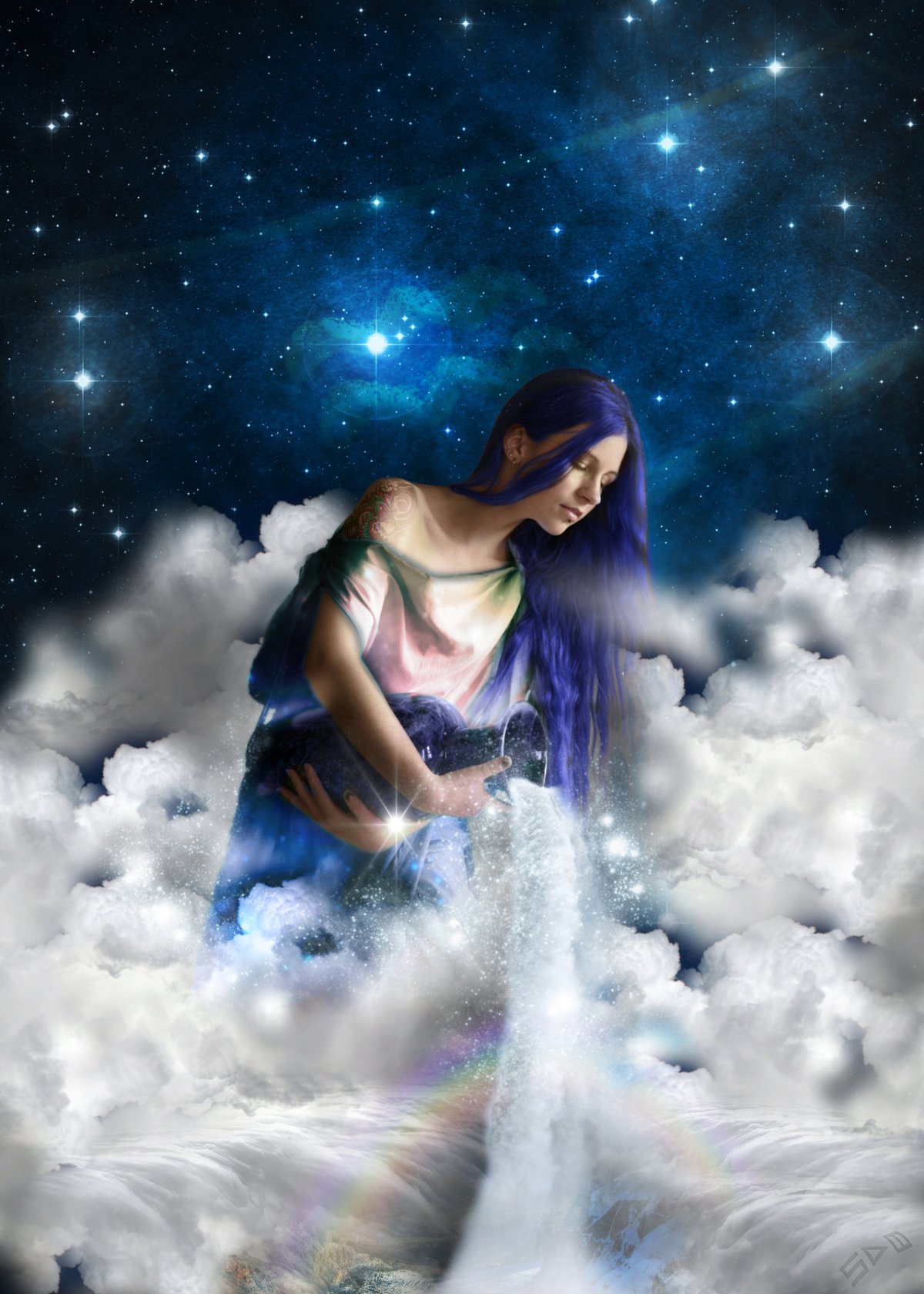 Девушка Водолей