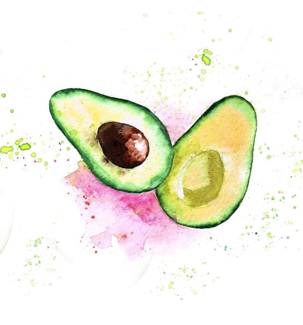 Девочка авокадо на аву