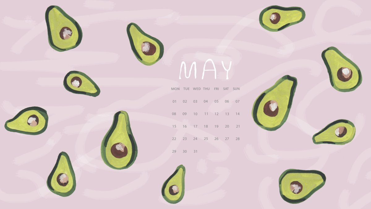 Обои с авокадо