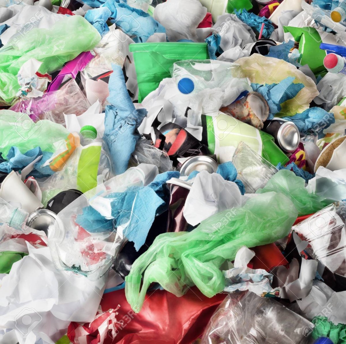 Текстура мусора бесшовная