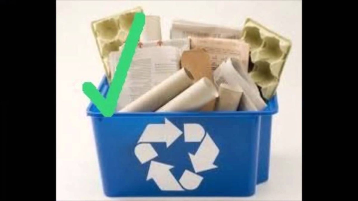 Сортировка мусора бумага и картон