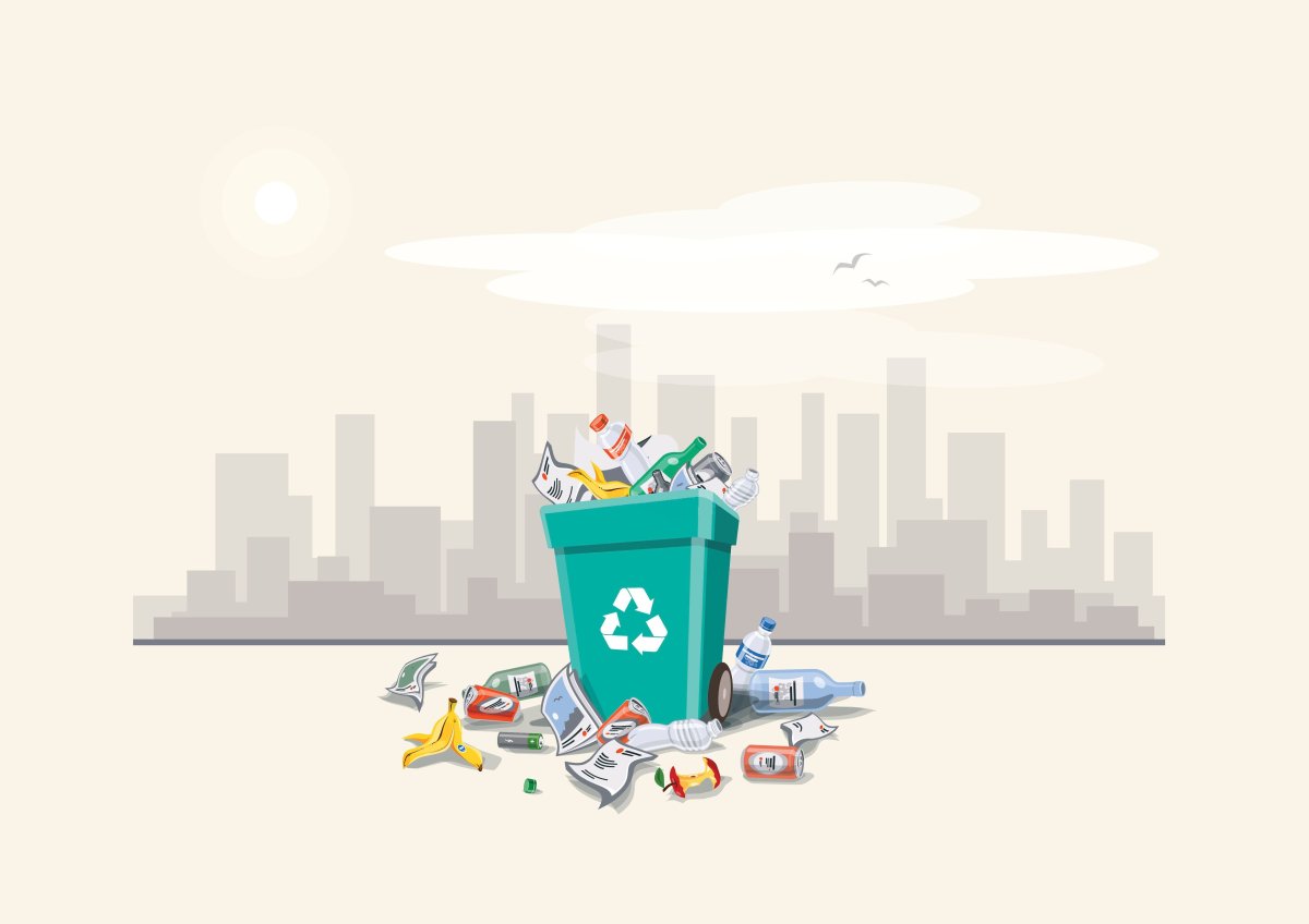 Фон для презентации мусор