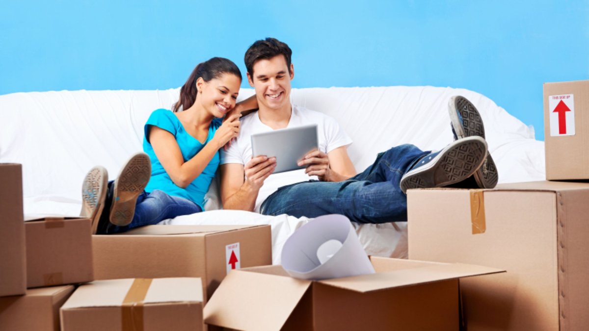 Телега с вещами