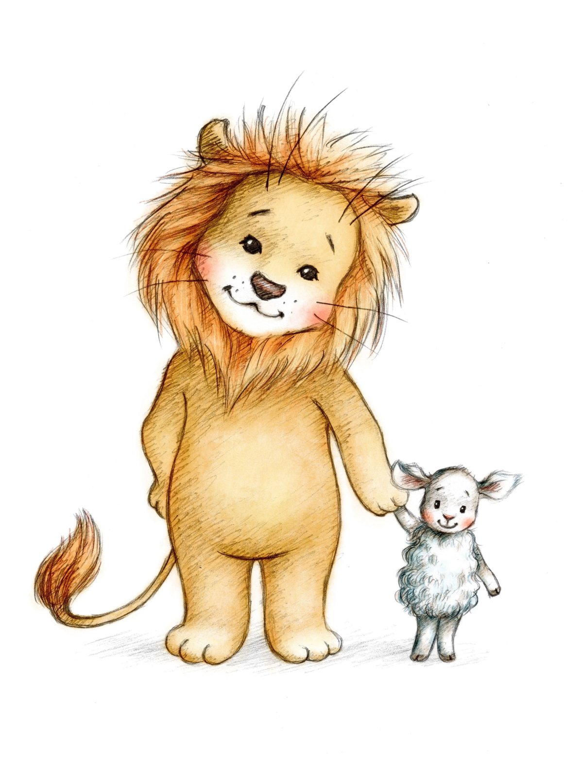 Милый Лев VECTORSTOCK