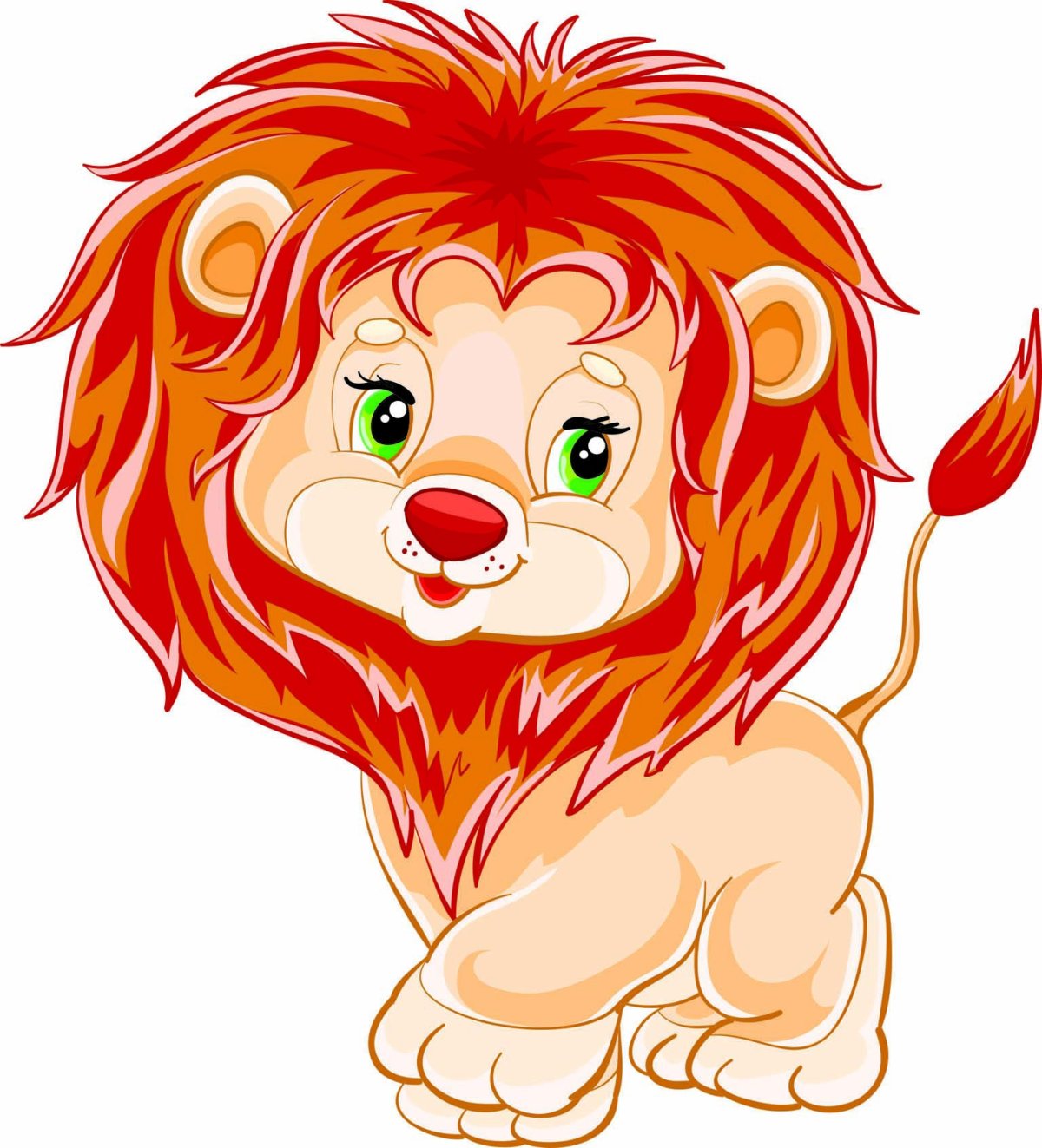 Львенок из мультика