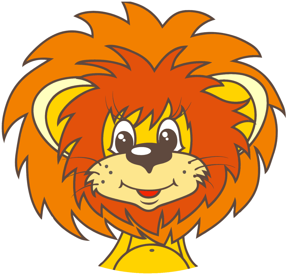 Лев рисунок для детей