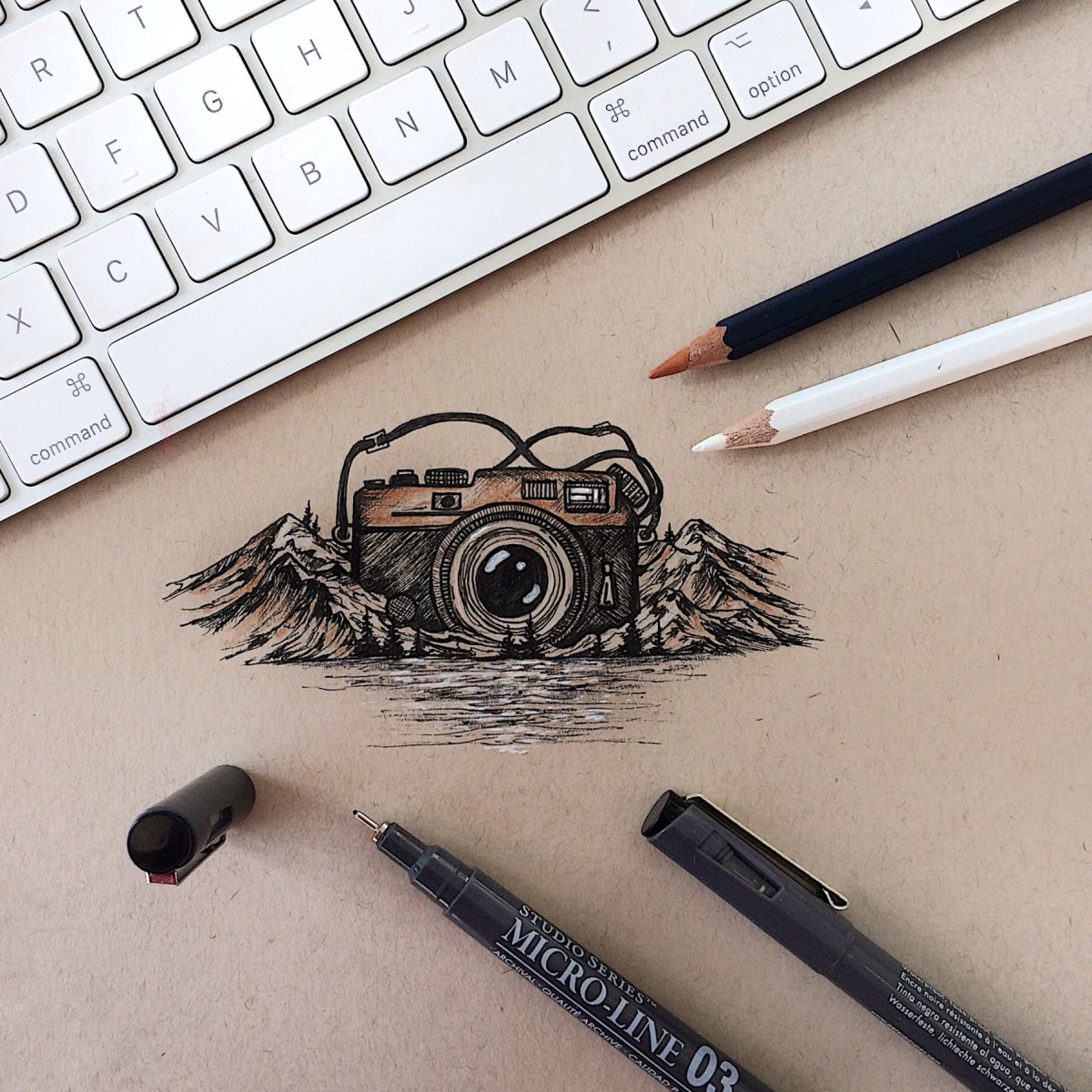 Рисунки карандашом в стиле нюд