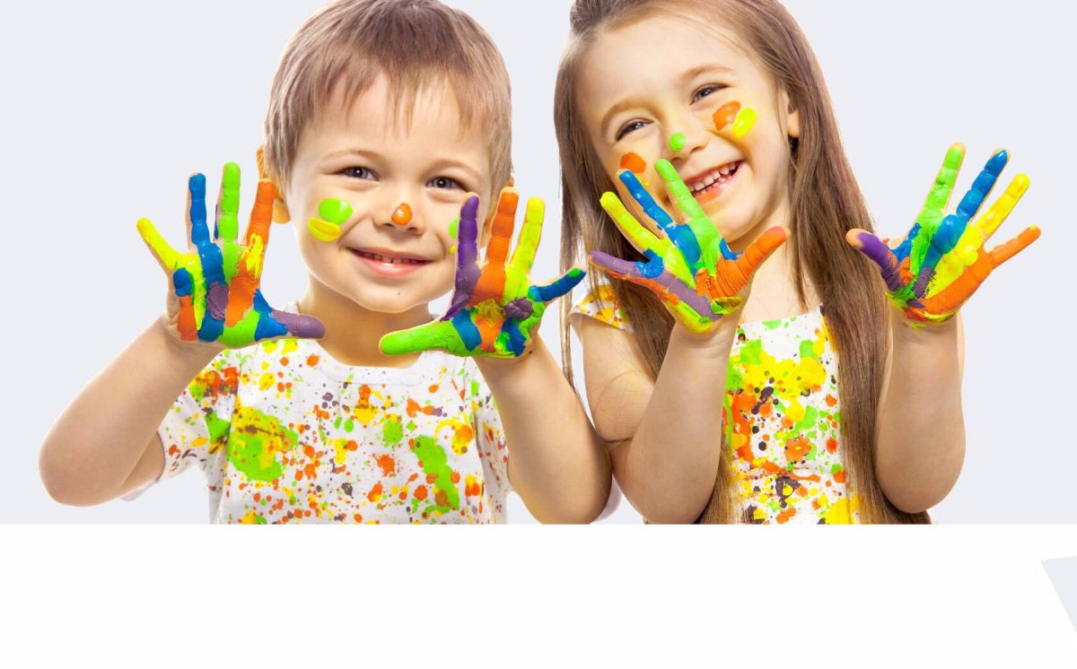 Рисунки ладошками для детей 1 года