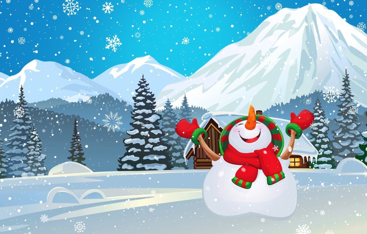 Новогодний пейзаж