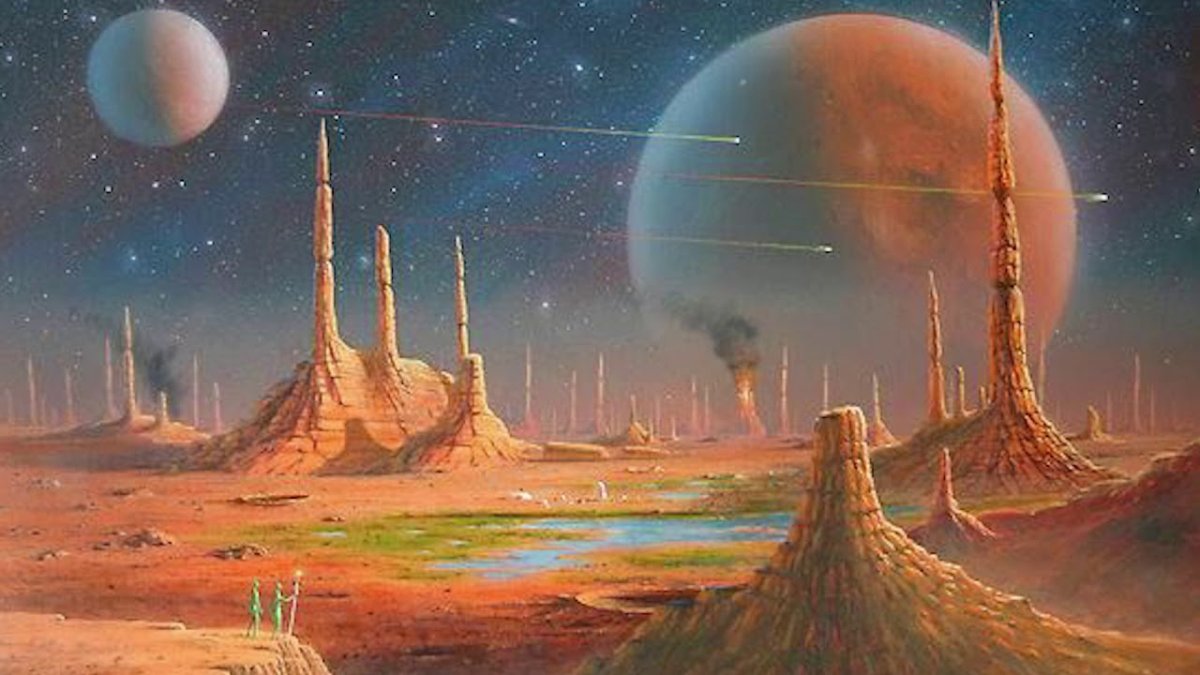 Научно фантастические пейзажи