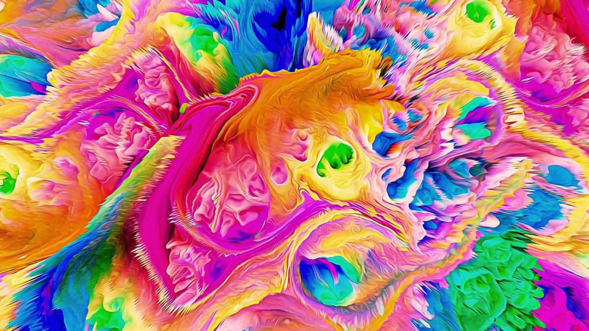 Разноцветные обои