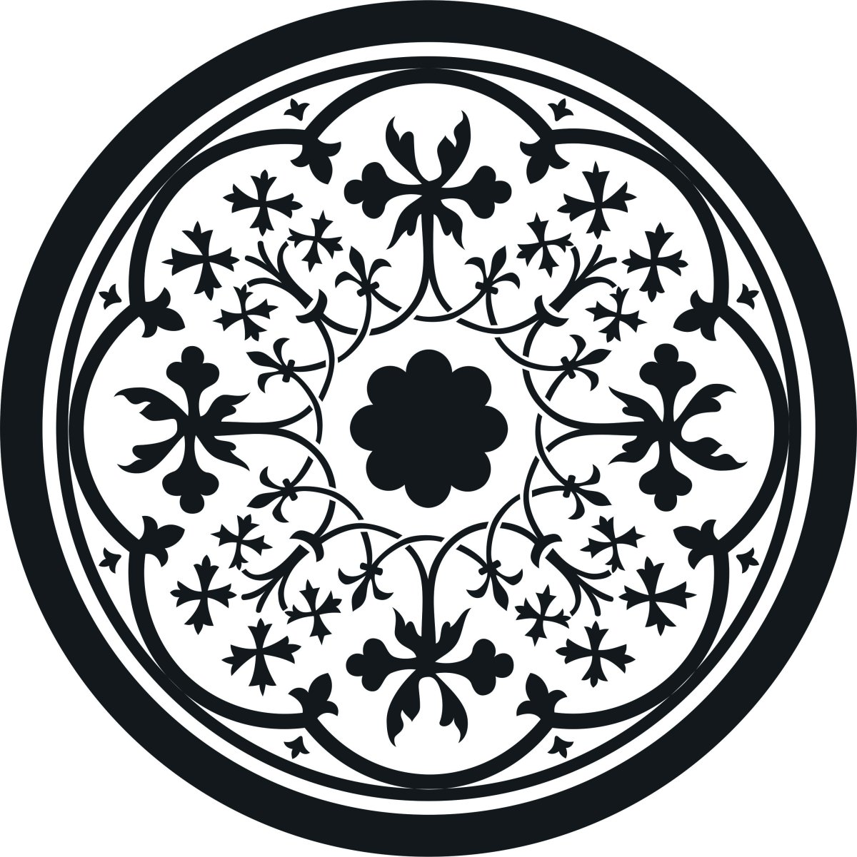 Инь Янь узор