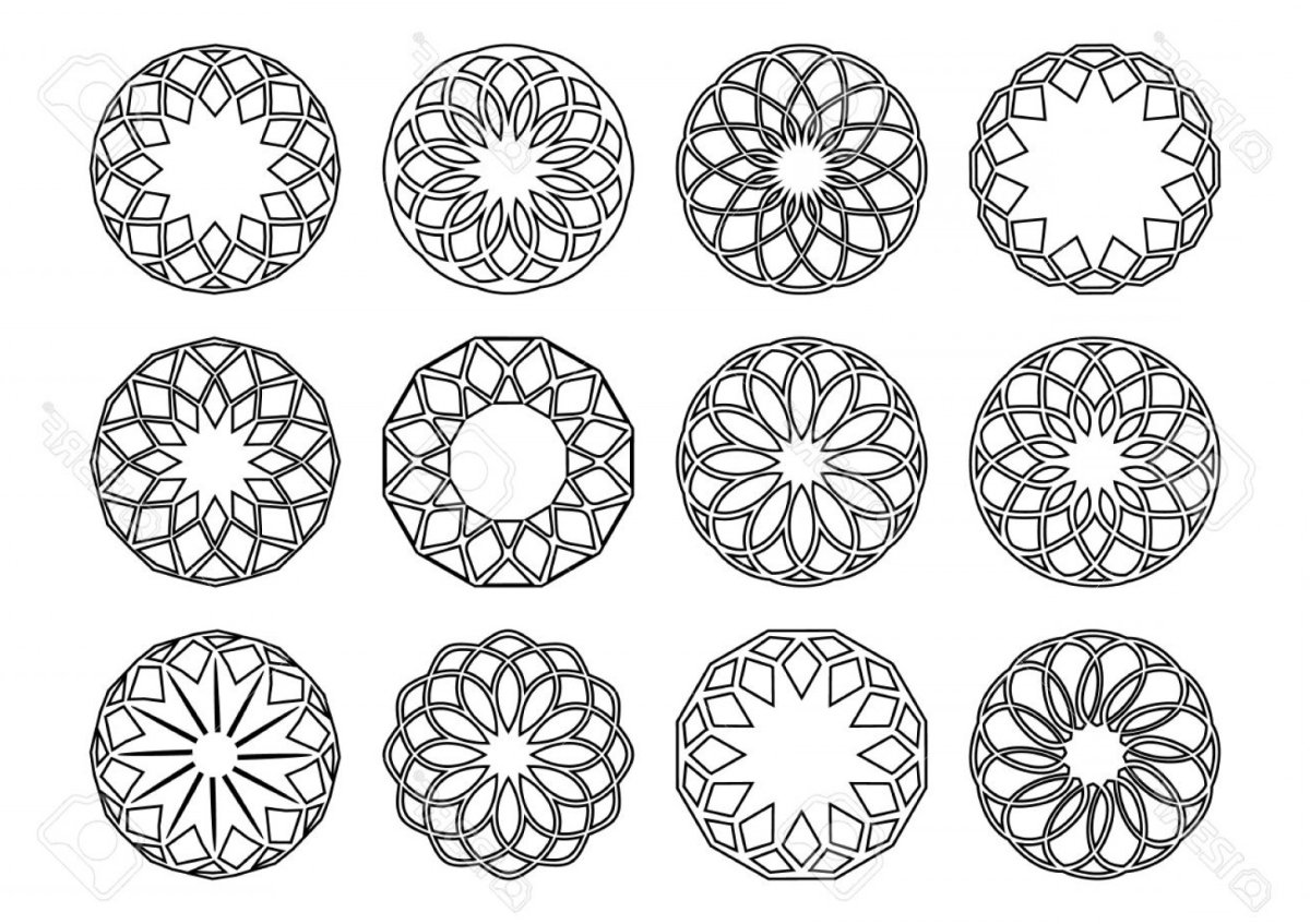 Орнамент в круге