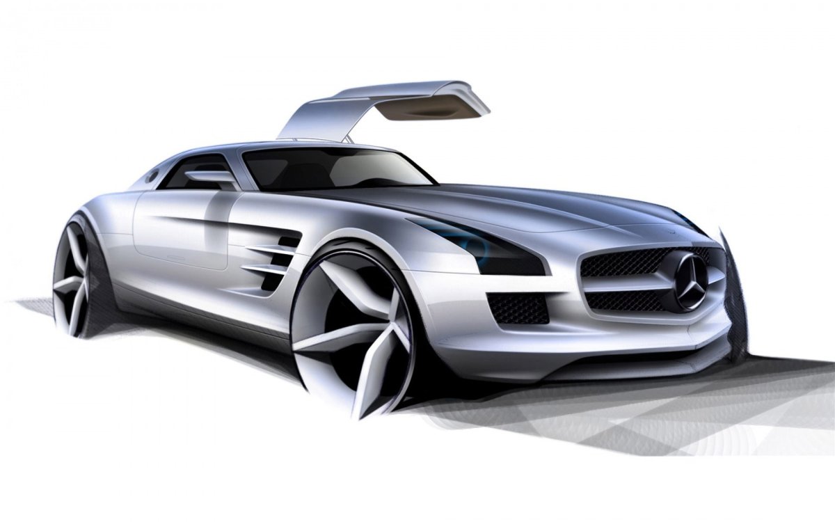 Mercedes SLS AMG Art