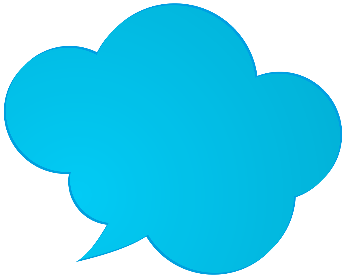 Голубое облачко