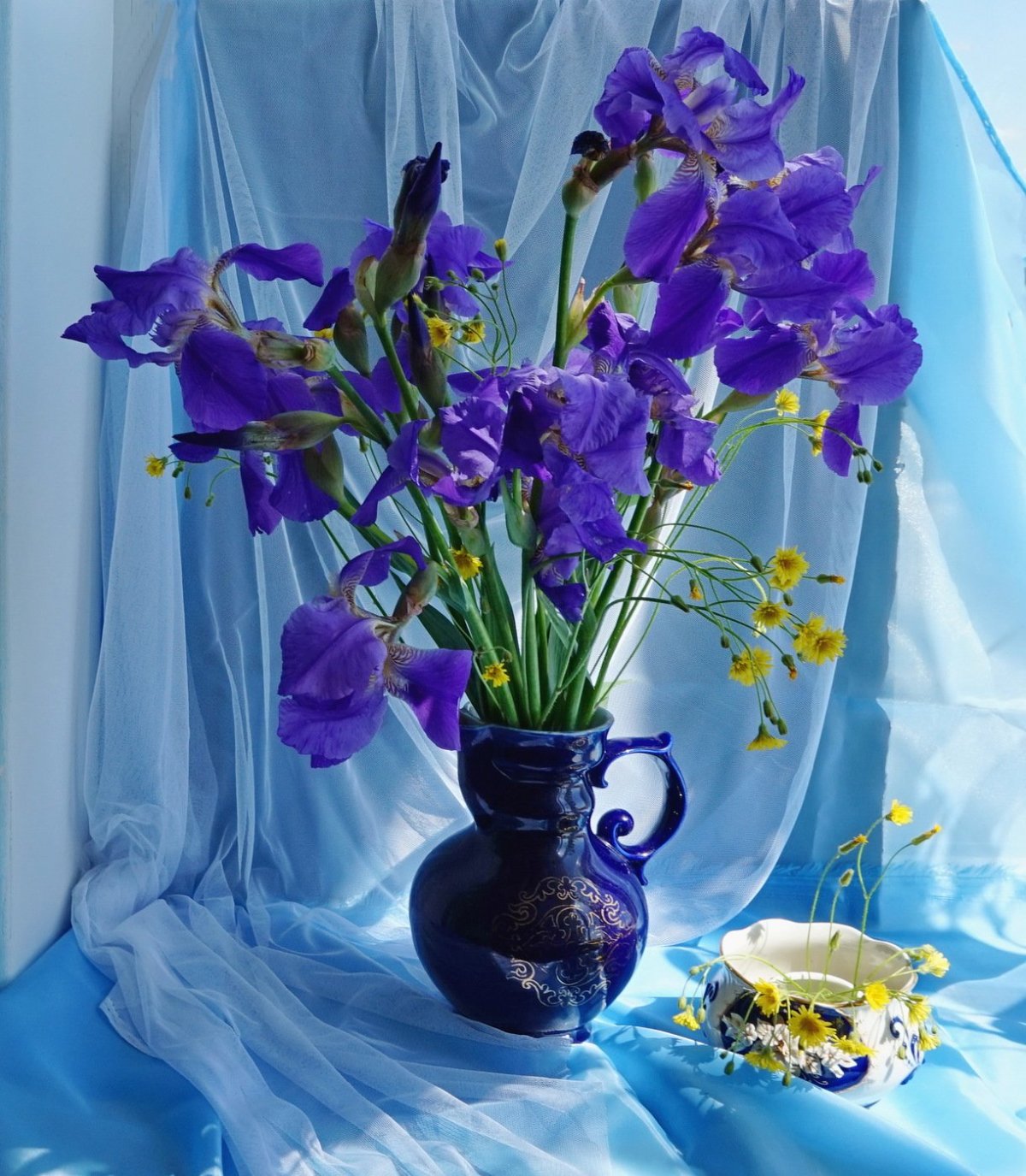Доброе утро с ирисами