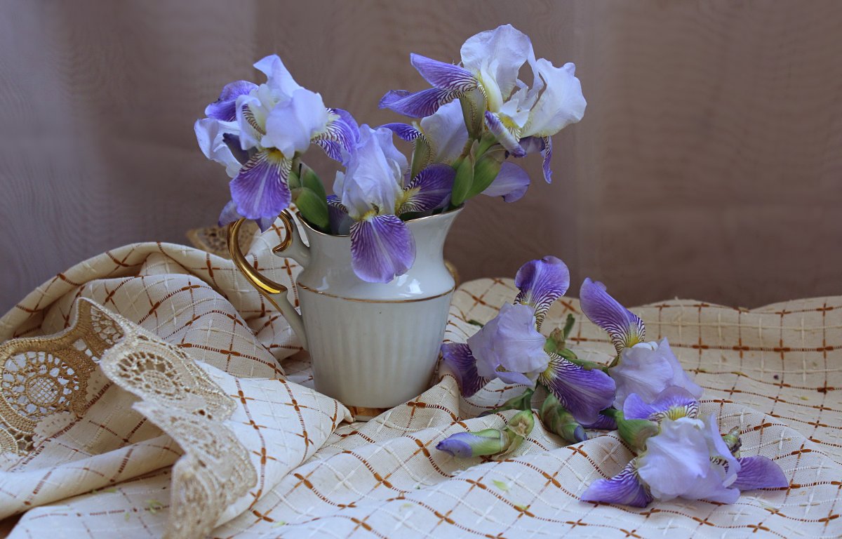 Доброе утро с ирисами