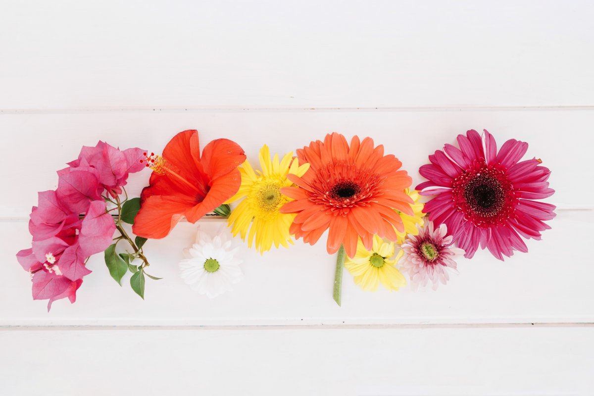 Цветочек горизонтальный