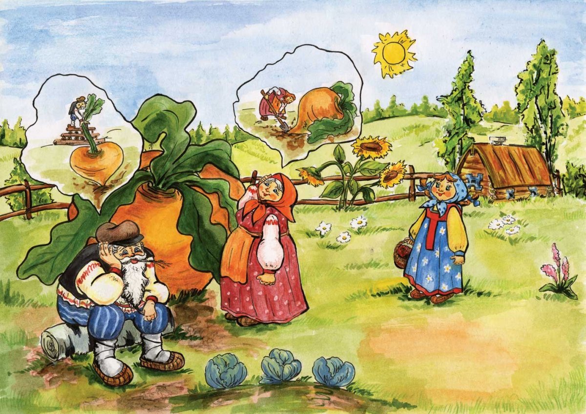 Сказка Репка книжка