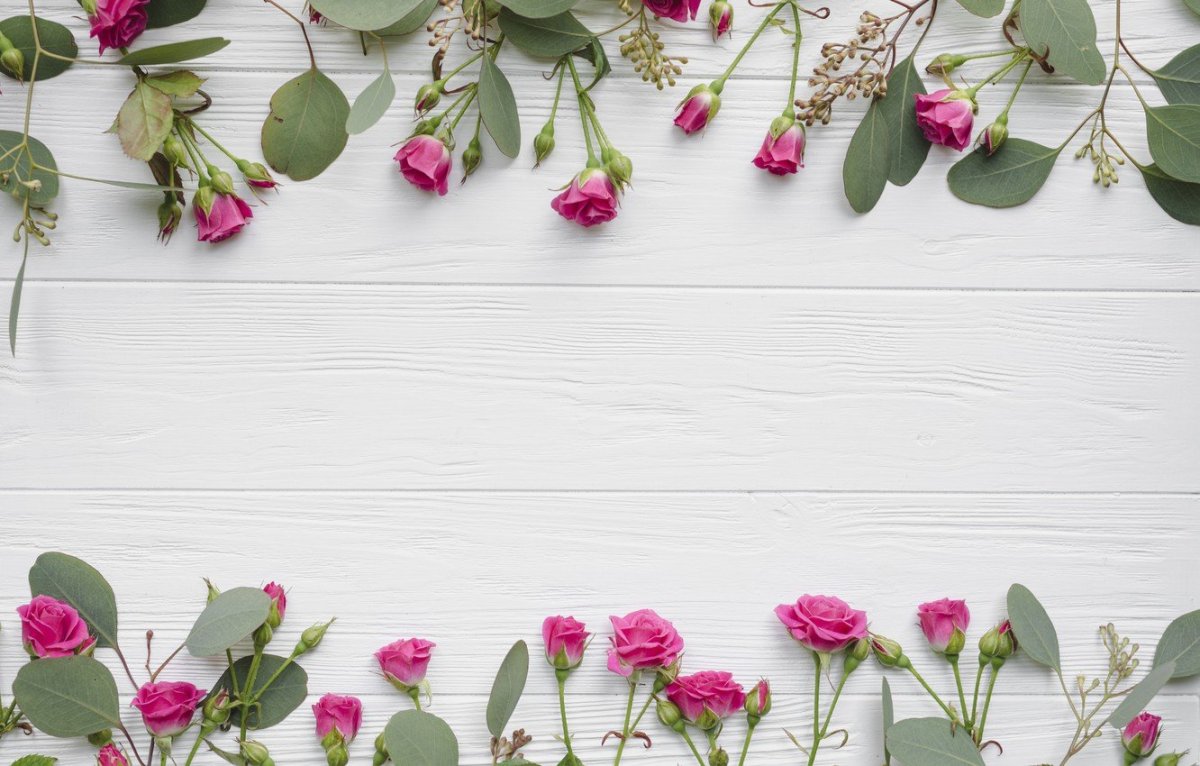 Доска с цветами