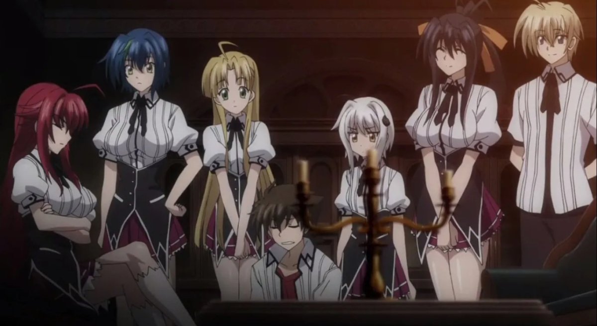 Аниме гарем демоны старшей школы