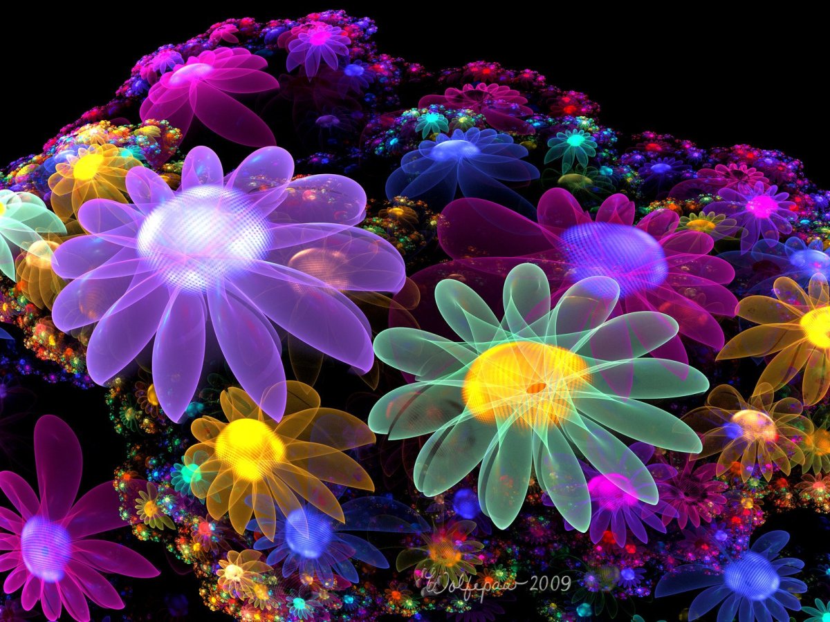 Сказочные цветы