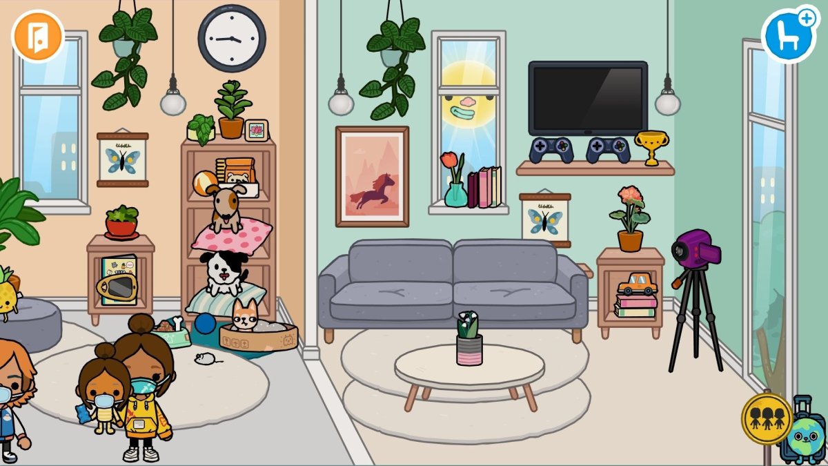 Неоновая комната рисунок