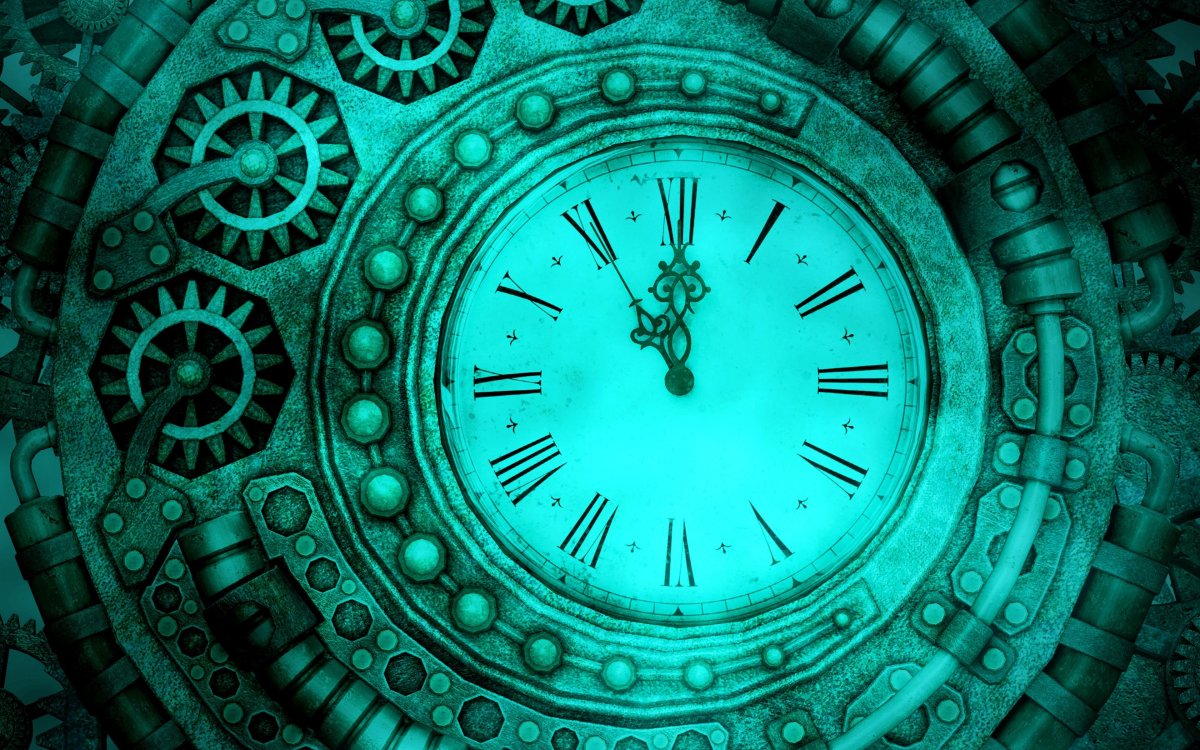 Часы рисунок фантазия