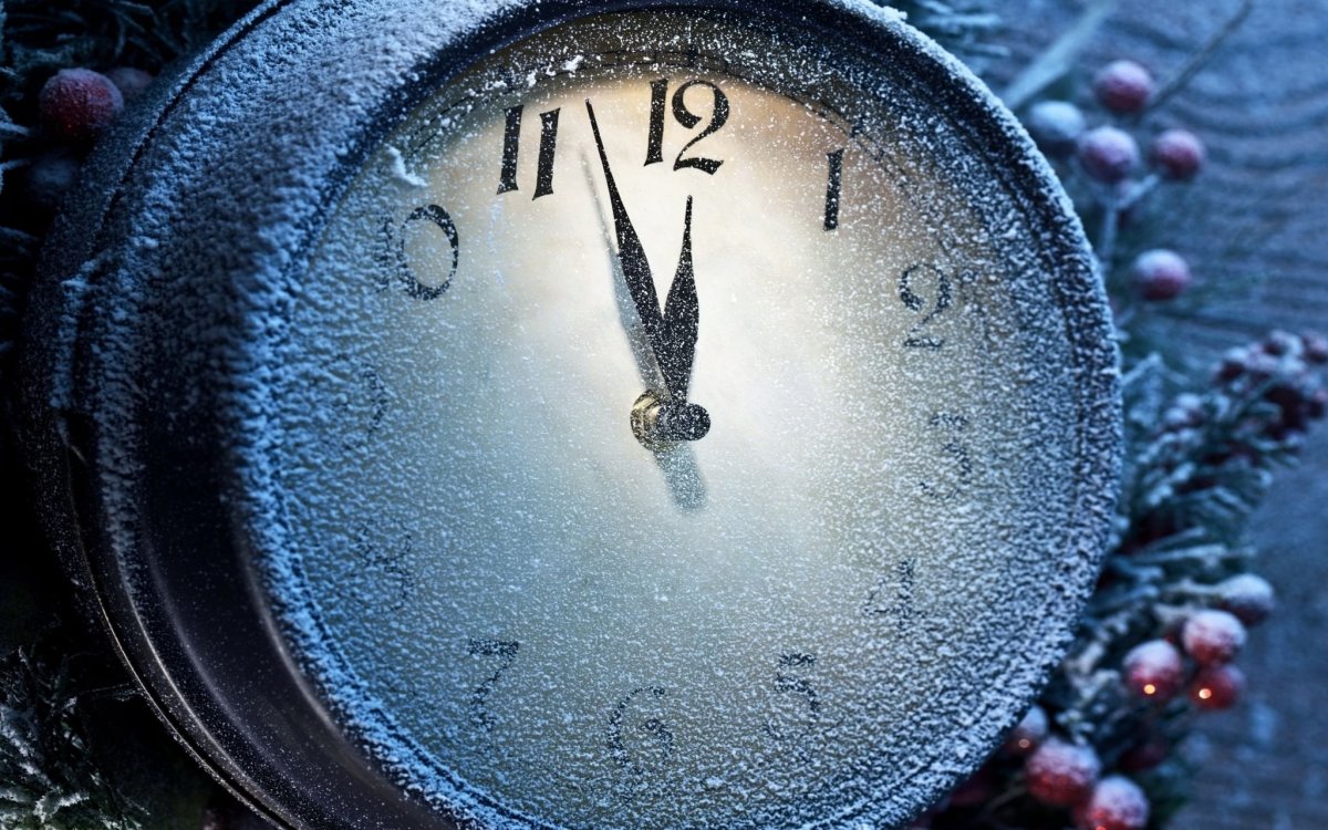 Часы новогодние