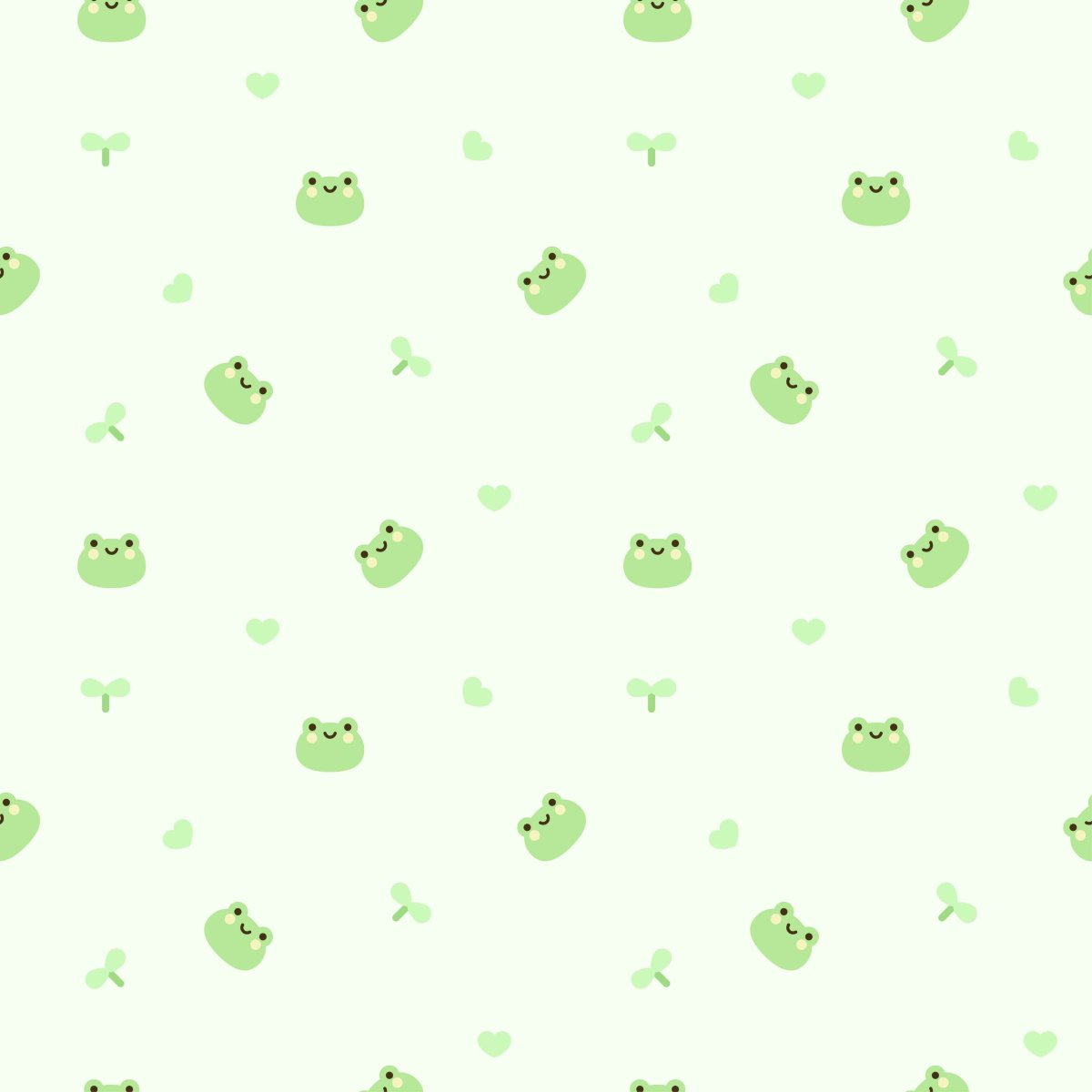 Фон лягушки милый