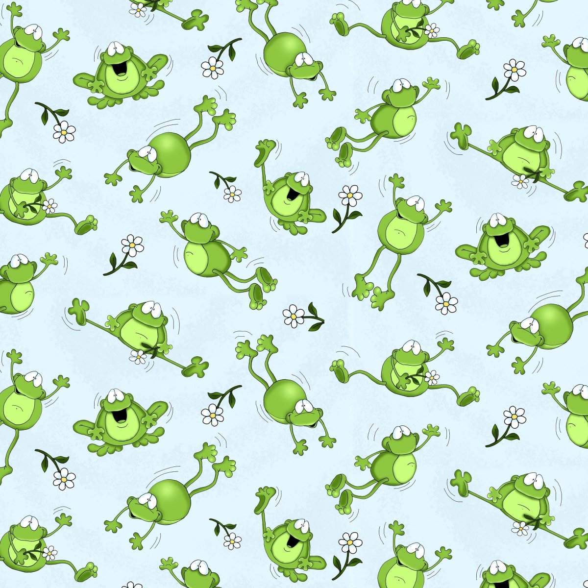 Фон с лягушками
