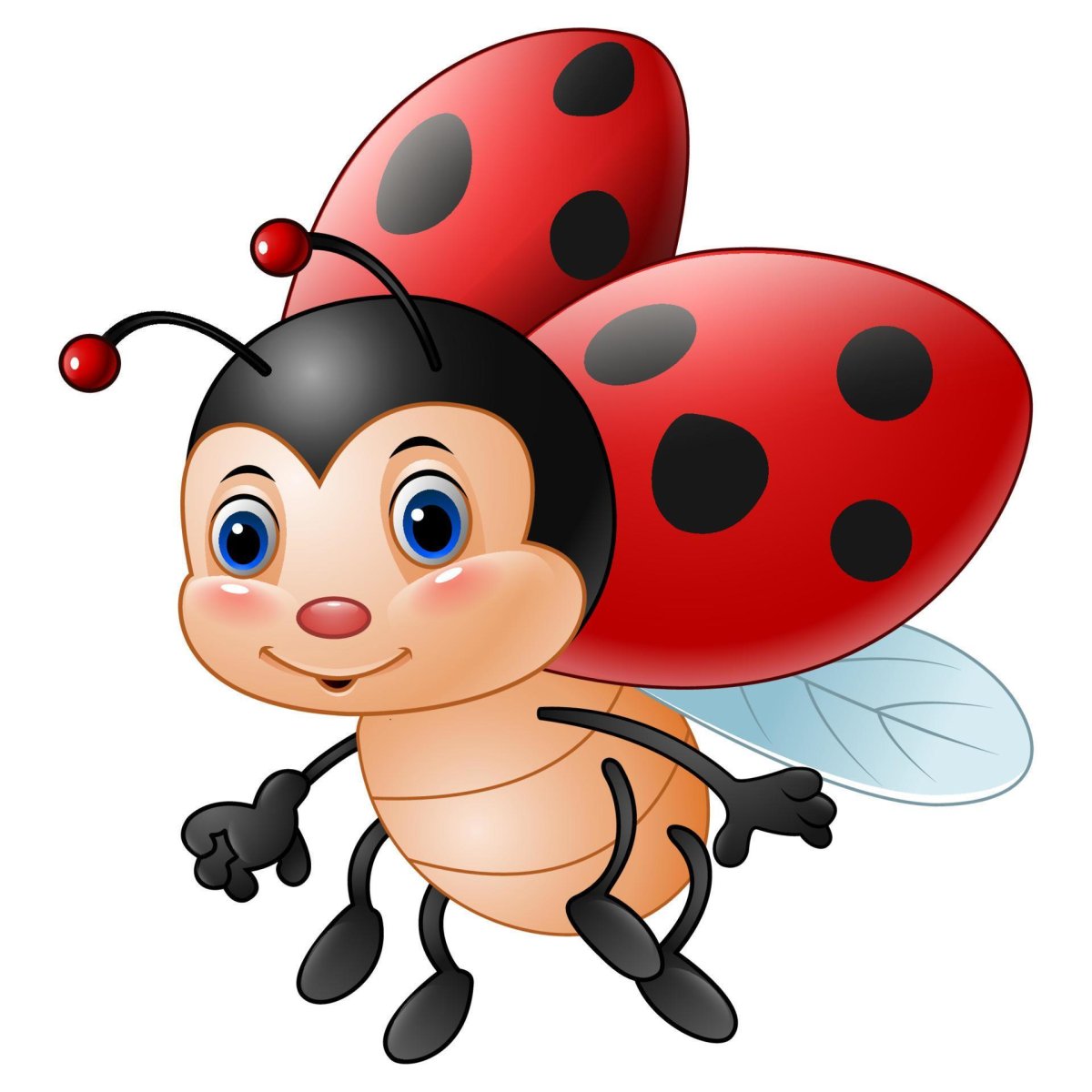 Красивый клоп мультяшный