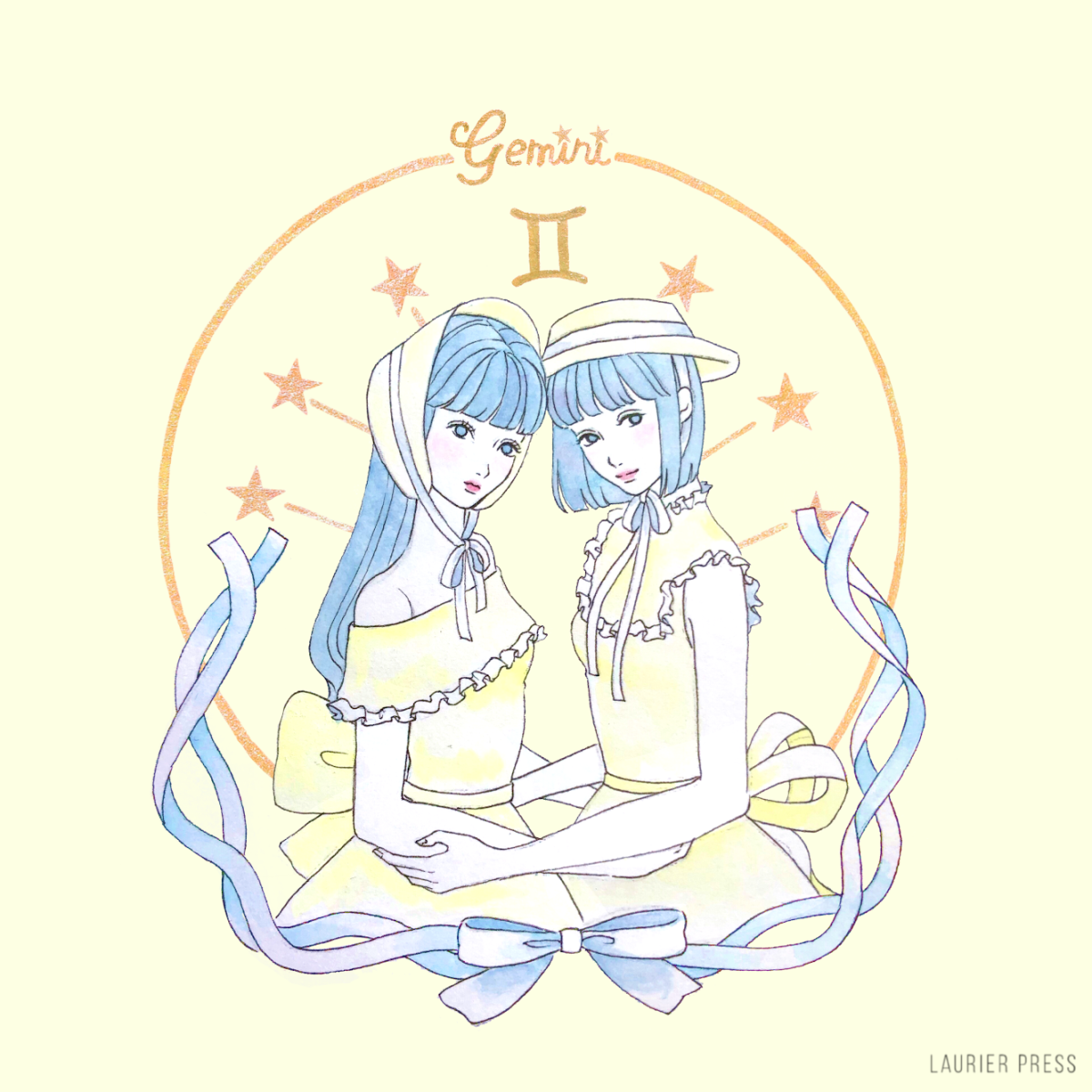 Рисунки знаков зодиака Близнецы