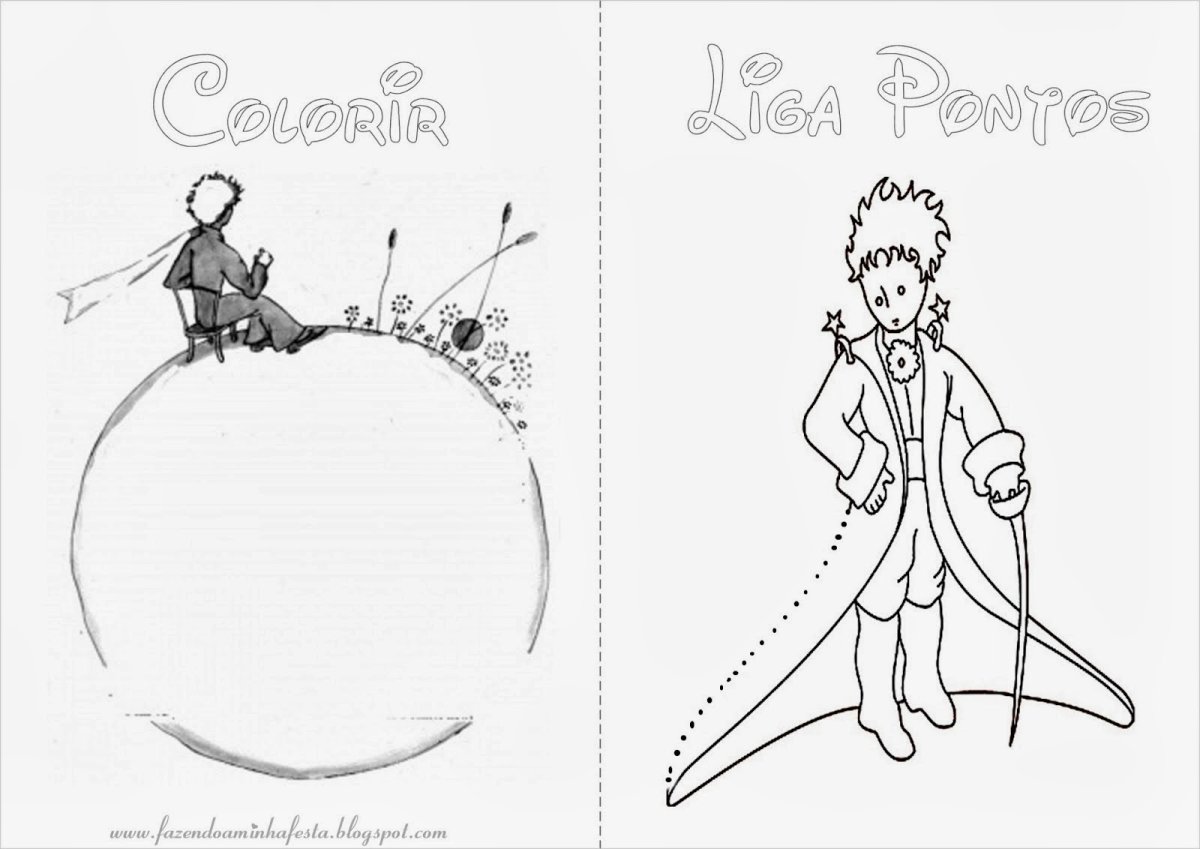 Маленький принц рисунки для срисовки