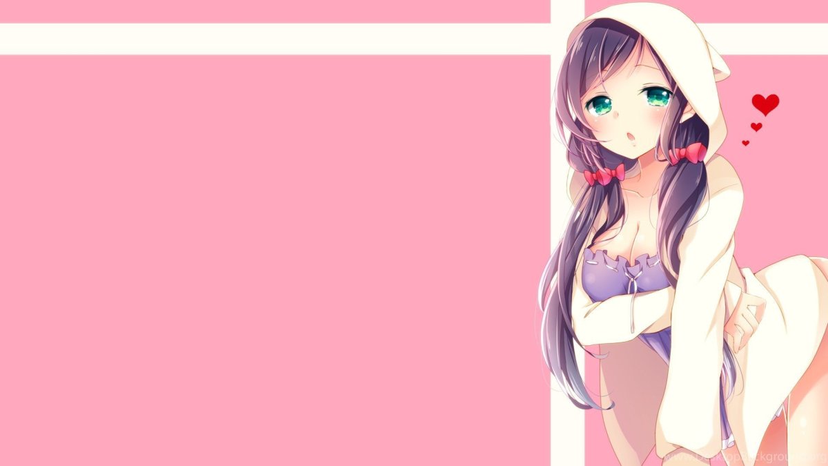 Тянка на розовом фоне