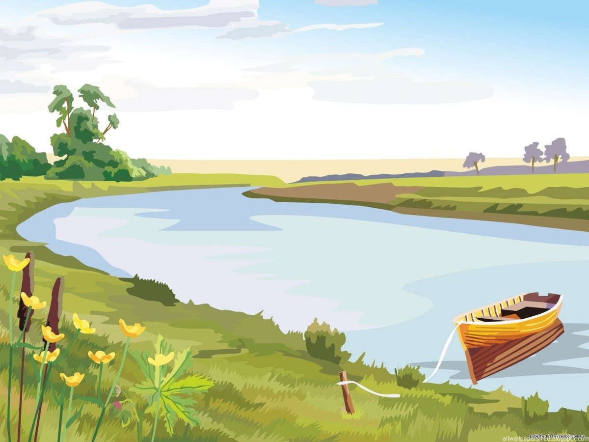 Нарисовать речку