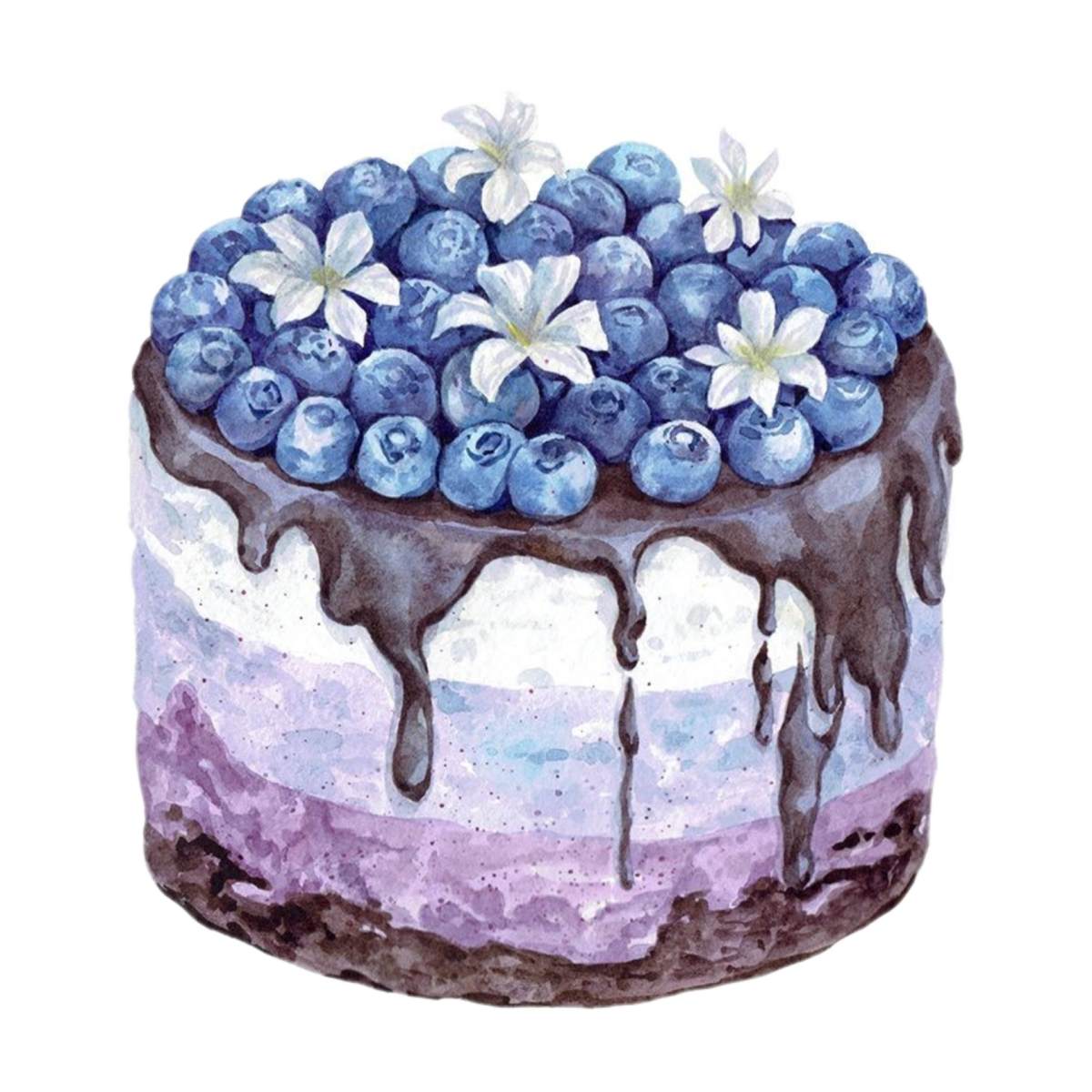 Праздничный торт без фона