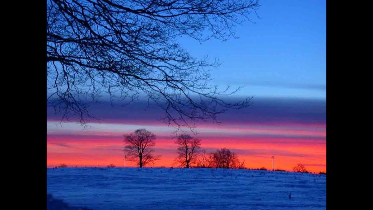 Февраль закат