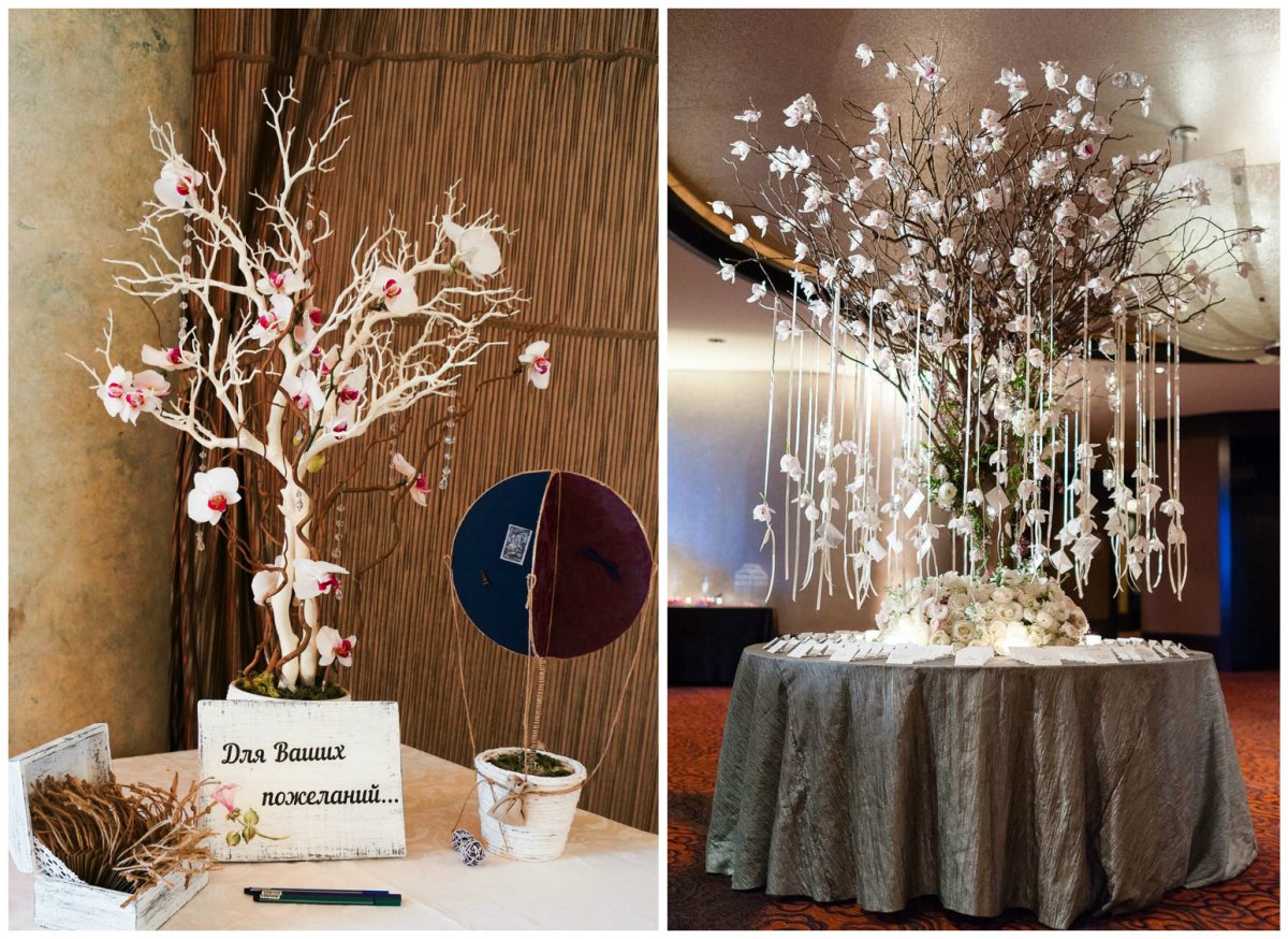 Дерево из отпечатков ладоней