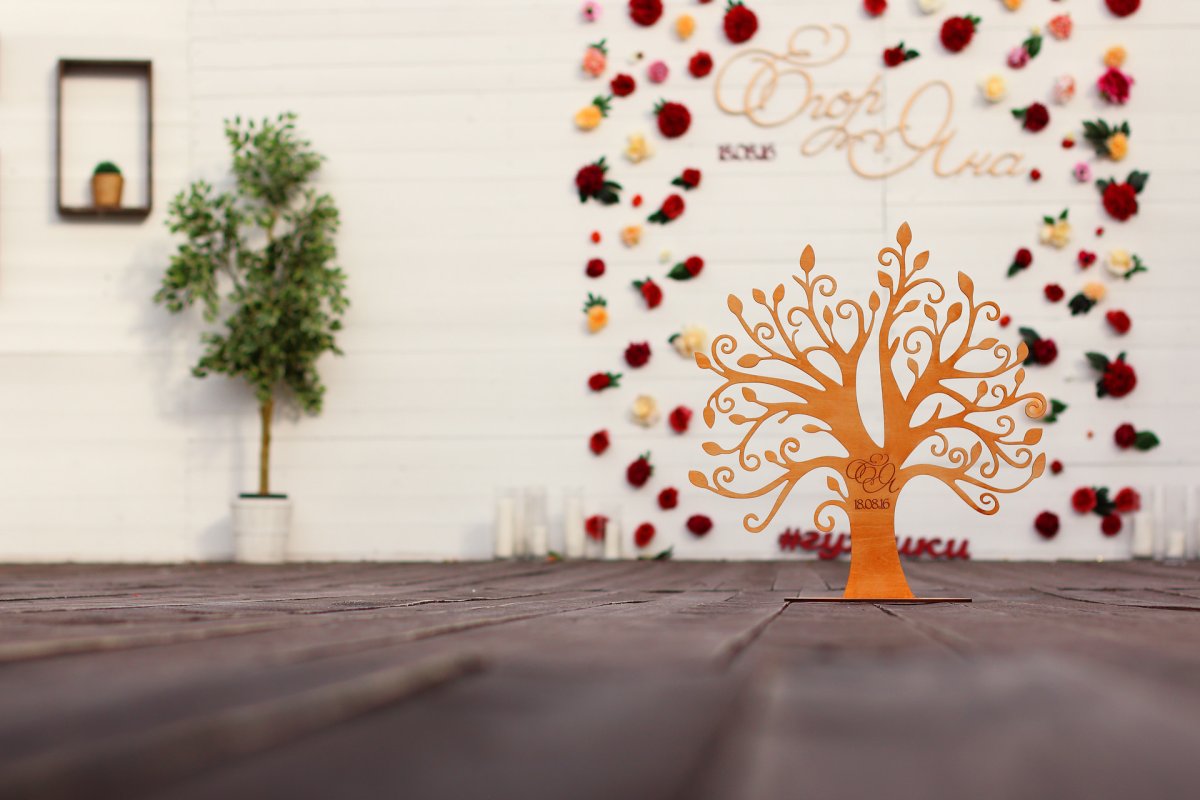 Дерево пожеланий на свадьбу