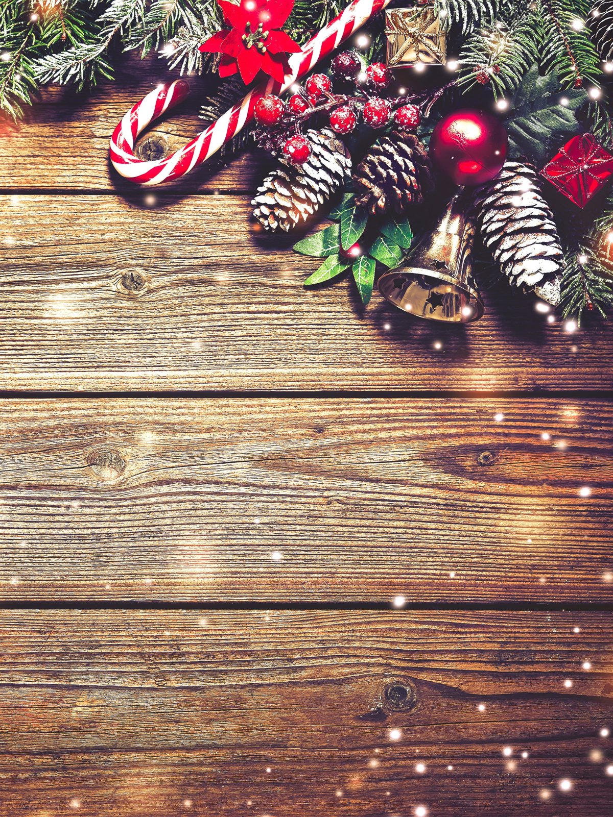 Новогодний фон для открытки