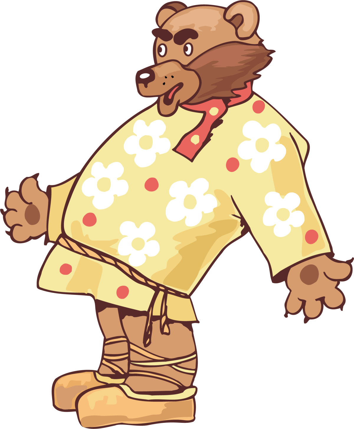 Михайло Потапыч из сказки 3 медведя