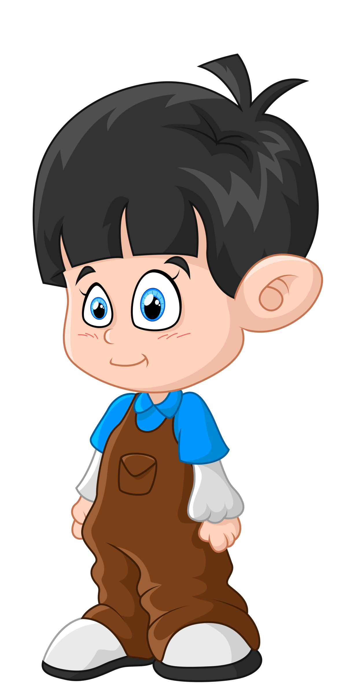 Стоящий мальчик