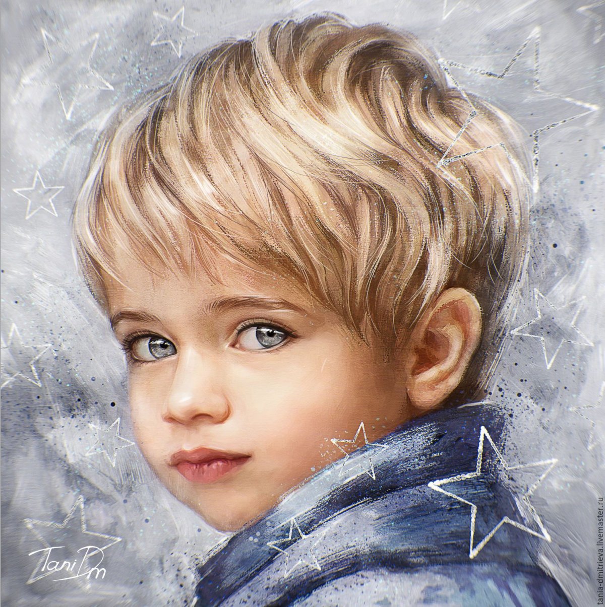 Мальчик в мультяшном стиле